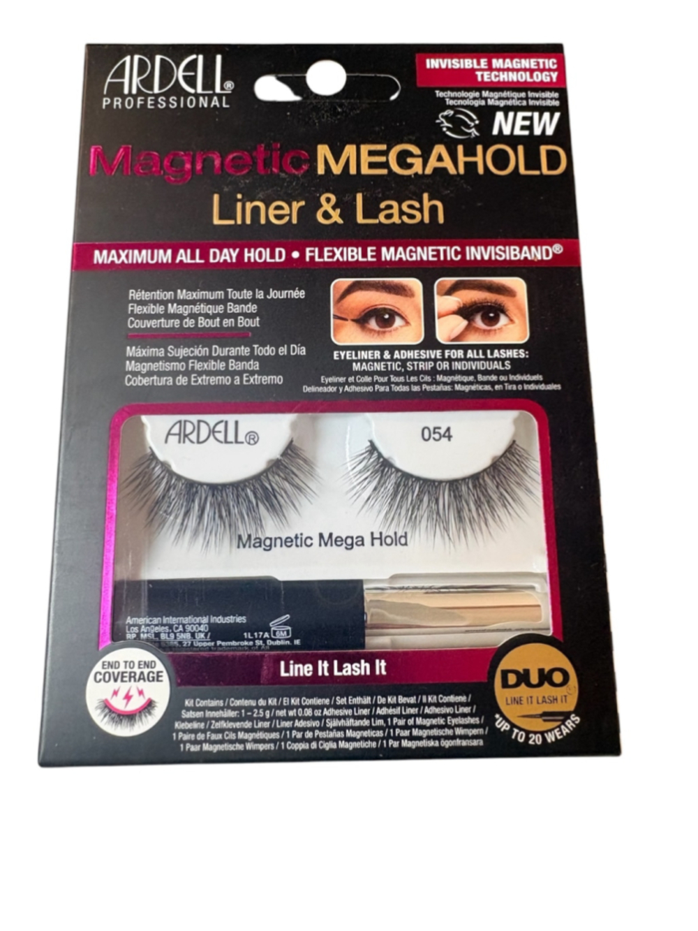 Ardell Magnetic Mega Hold Liner & Lash Black One Size